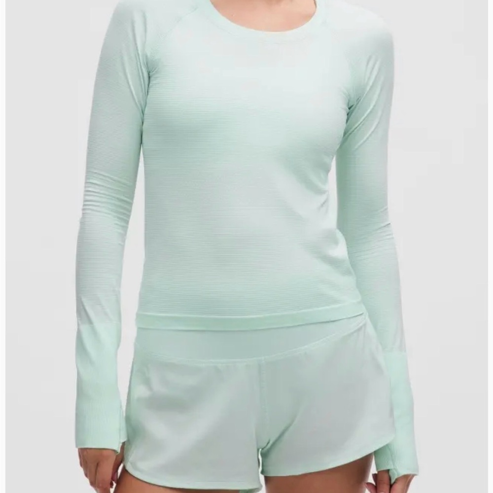 lululemon athletica Mint Long-Sleeve Crew Performance Top